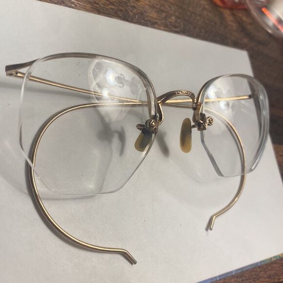 Antique/Vintage 12gf Half Rims Frames Glasses Spectacles 1920s main image 10